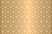 Golden White 3D Pattern Animation Self Adhesive Sticker For Door