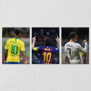 Famous Footballers, Set Of 3