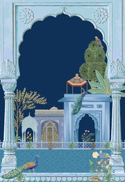 Lake view peacock