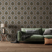 Adhya Vintage Damask Wallpaper