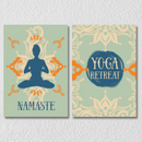 Yoga Wall Art, Set Of 2