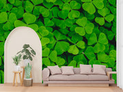Clover Leaves Customized Wallpaper