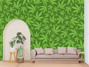 Leaf Pattern Customized Wallpaper