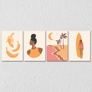 Beach Inspired Wall Art 11, Set Of 4