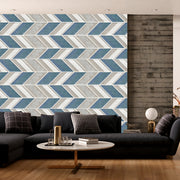 Horizontal Chevron tile Customised Wallpaper