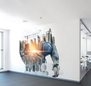 Safty System Construction Wallpaper
