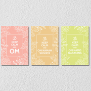 Yoga Wall Art, Set Of 3