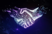 Digital Handshake Wallpaper