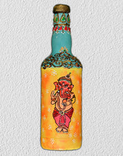 Ganesha Bottle Art