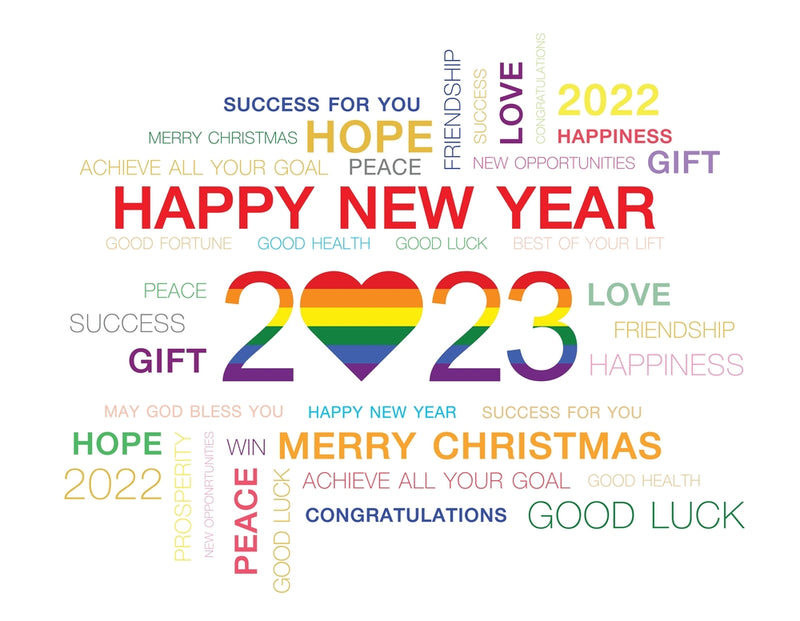 2023 New Year Self Adhesive Sticker For Table
