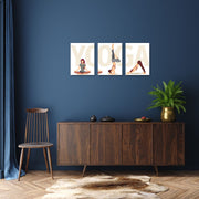 Yoga Wall Art, Set Of 3