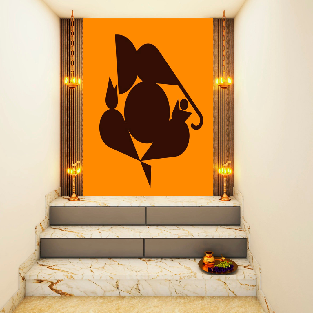 Geomatric Ganpati Sticker