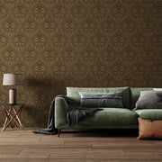 Adhya Vintage Damask Wallpaper