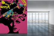 Pink Woman Fashion Wallpaper