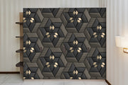 3D Flower Pattern Self Adhesive Sticker For Wardrobe