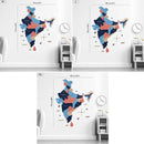 3D Wooden Indian Map Cotton Candy