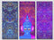 Psychedelic Buddha Peace, Set Of 3
