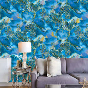 Shine 2 Floral Honey Comb Wallpaper