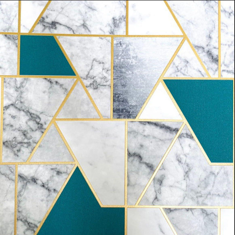 Tuscany Geometric Marble Wallpaper