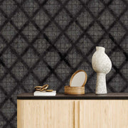 Dyna Indigo Window Crystal Wallpaper