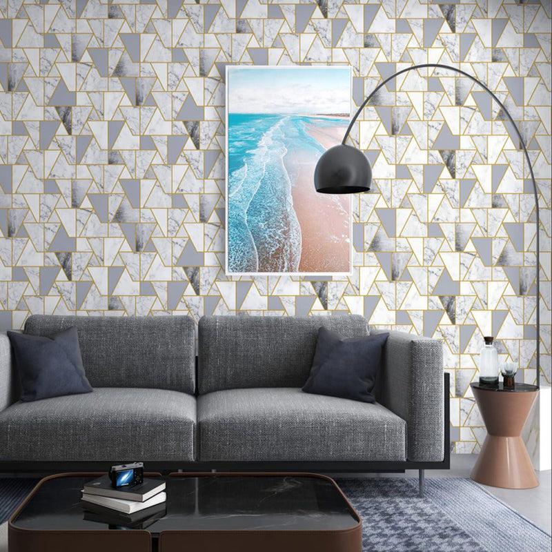 Tuscany Geometric Marble Wallpaper