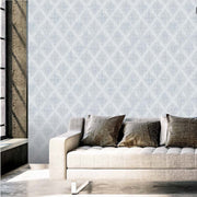 Dyna Indigo Window Crystal Wallpaper