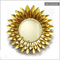 White and Gold metal mirror