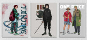 Anime Canvas Art, Set Of 3