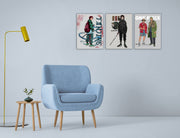 Anime Canvas Art, Set Of 3