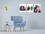 Naruto Anime Series Art, Set Of 3