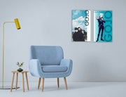 Jujutsu Kaisen Gojo Anime Art, Set Of 2