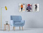 Pain Naruto Anime, Set Of 3