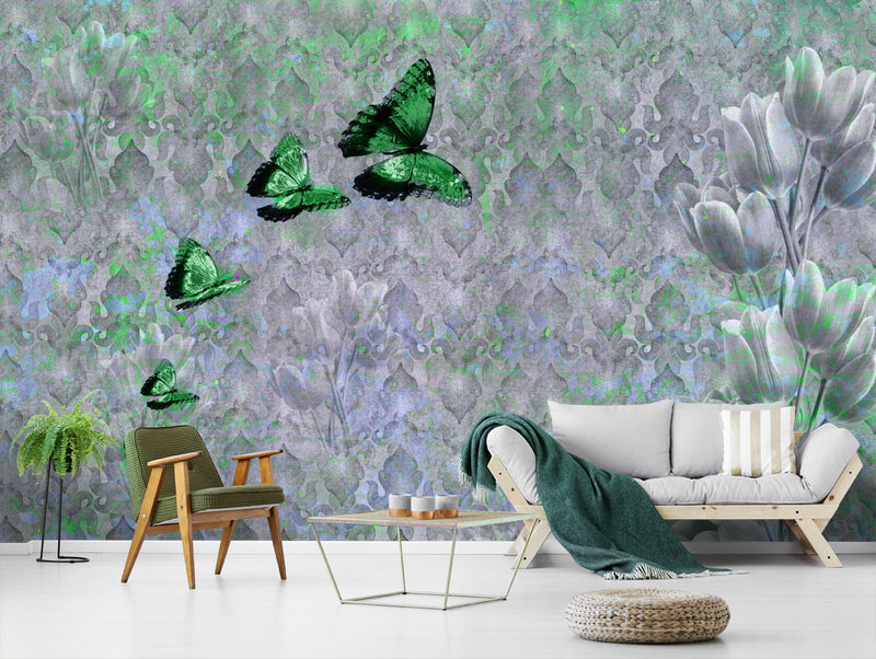 Beautiful Butterflies Customised wallpaper for wall