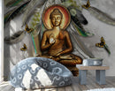 Buddha's Sitting Meditation Customised wallpaper for wall