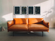 Minimal Golden Lines, Set Of 4