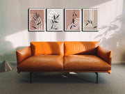 Leaf Stencil ON Lines, Set of 4
