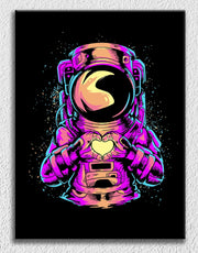 Astronaut Making Heart Art