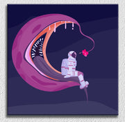 Astronaut Open Planet Art