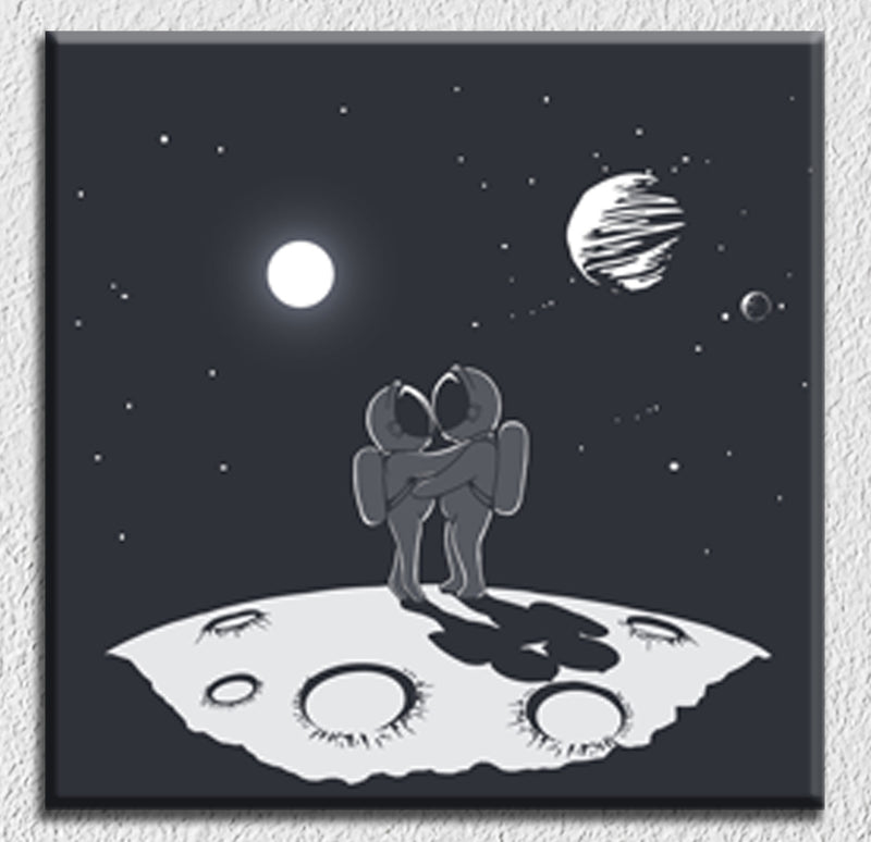 Astronaut Cute Lovers Art