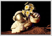 Astronaut Daisy Art