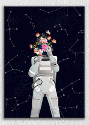 Astronaut Dark Backgound Art