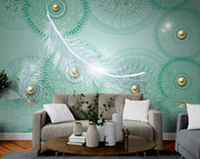 Circle Drawing wall coverings