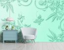 Green Wall Design wall coverings