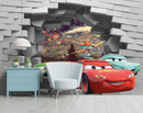 McQueen 3D Customised Wallaper for Kids wall coverings