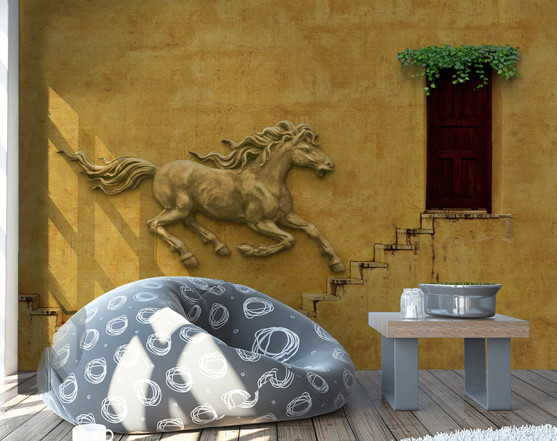 Running Horse Customised Wallpaper for wall