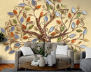 3D Textured Tree Customised Wallpaper for wall