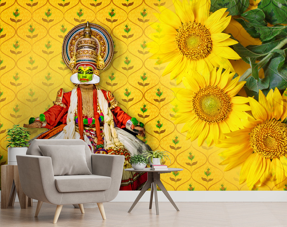 Kathak Traditional Dance wall coverings