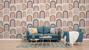 Abstract Pattern Rainbow Wallpaper