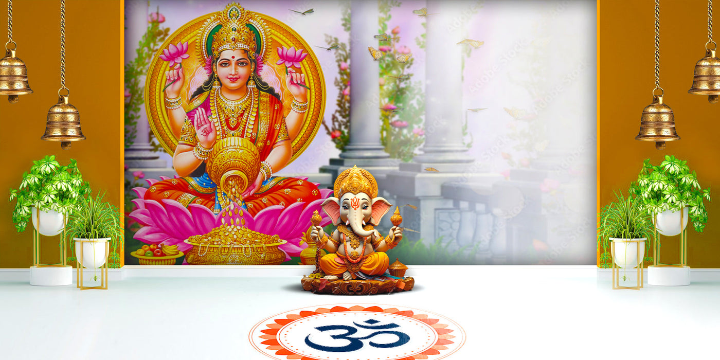Abundant Blessings Lakshmi Ji Wallpaper