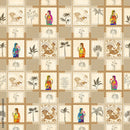 Ancient Indian Pattern Wallpaper